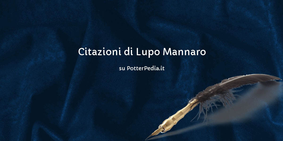 Citazioni Di Lupo Mannaro Su Harry Potter Enciclopedia Potterpedia It By Harryweb Net