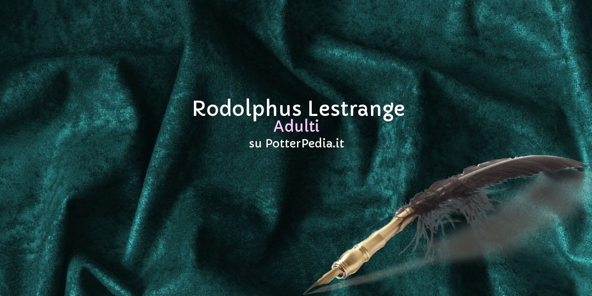 Rodolphus Lestrange su Harry Potter Enciclopedia - PotterPedia.it by ...